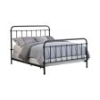 Livingston California King Panel Metal Bed Dark Bronze - 300399KW Discount